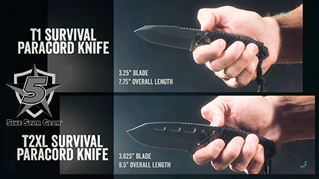 T1 SURVIVAL PARACORD KNIFE